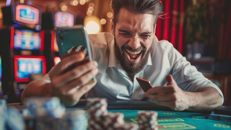 Tampilan studio live dealer blackjack dan roulette di aplikasi hoki5000 dengan kontrol volume dan quality adjustment